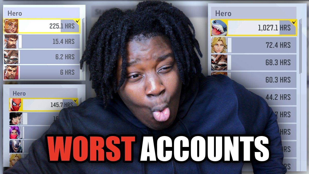 THESE ACCOUNTS SOMEHOW KEEP GETTING WORSE AND WORSE... | ACCOUNT REVIEWS | Marvel Rivals