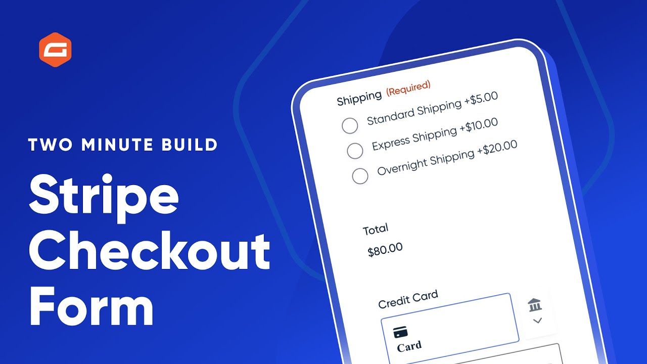 How to Build a Stripe Checkout Form in Two Minutes!