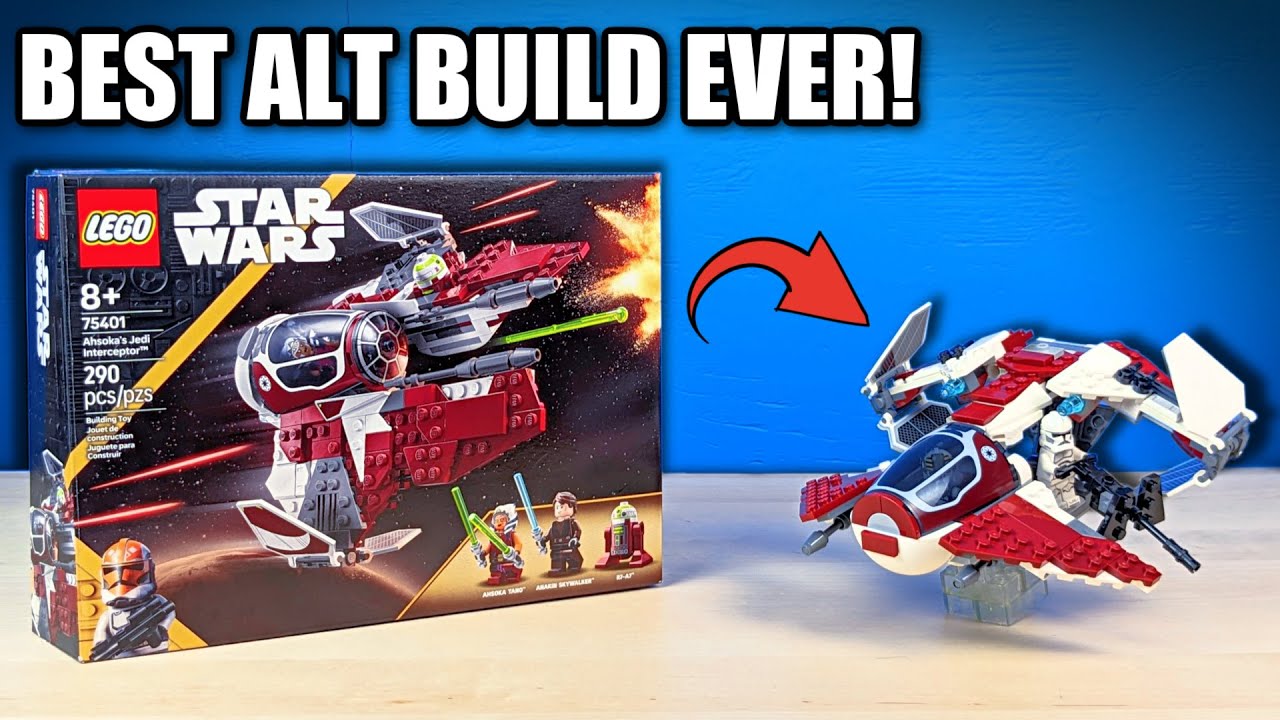 LEGO Star Wars Alternate Build | Ahsoka's Jedi Interceptor To Gunship!