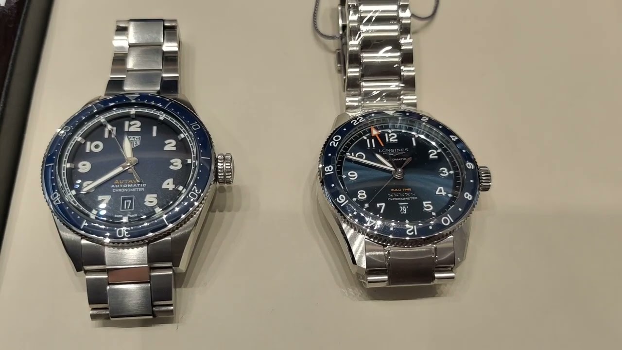 Tag Heuer Autavia v.s Longies Spirit Zulu Time