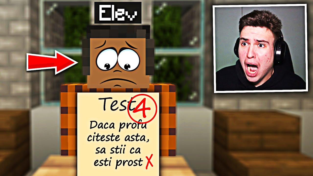 I-am scăzut NOTA LA PURTARE.. NOTA 4 ! (Minecraft)