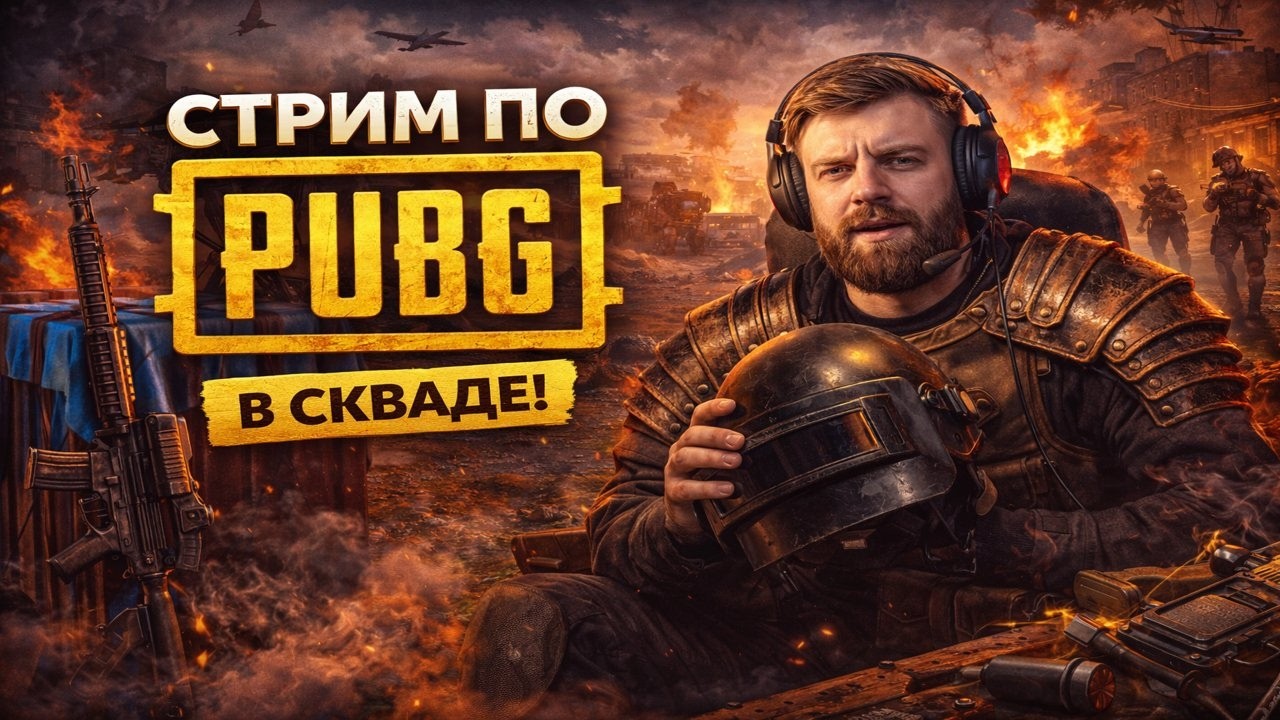 PUBG: от Дуо до Сквадов с чатом🔥