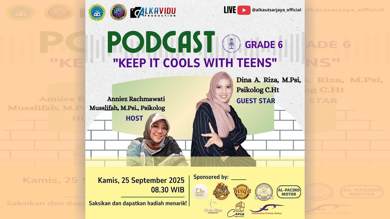 KEEP IT COOLS WITH TEENS | PODCAST POM GRADE 6 2025