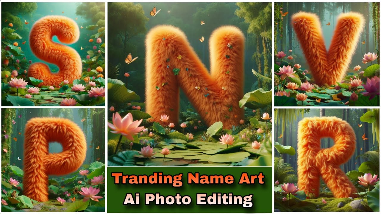 Trending Name Art Ai Photo Editing | Bing AI Image Generator 🔥