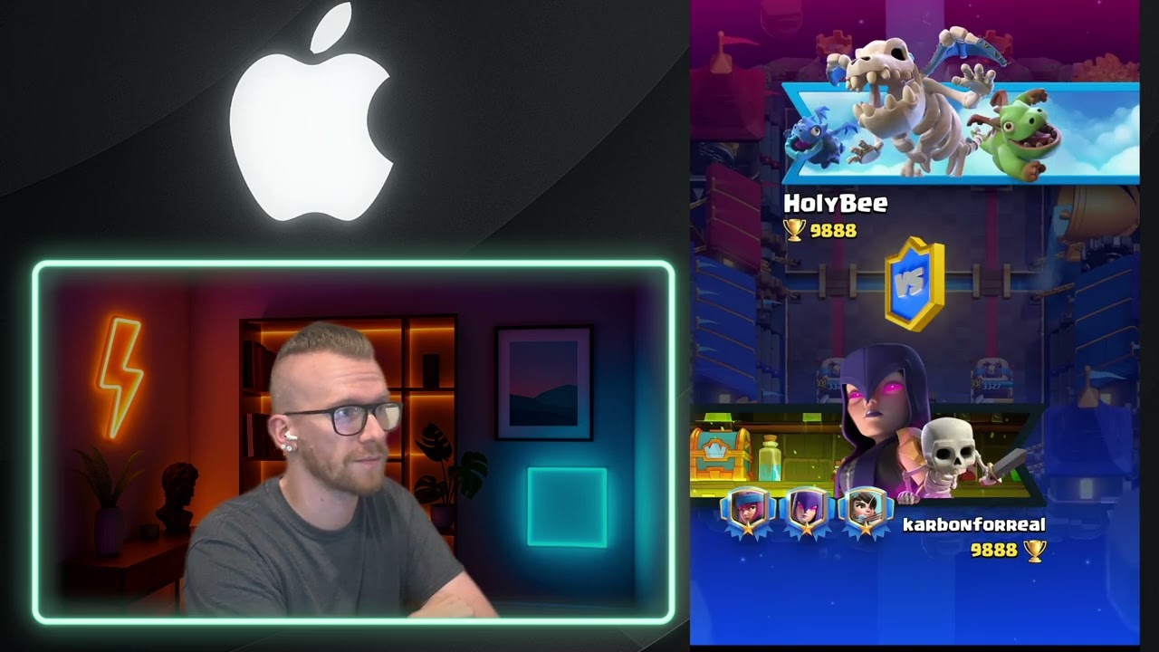 Cozy iPad stream - clash royal - apple ecosystem