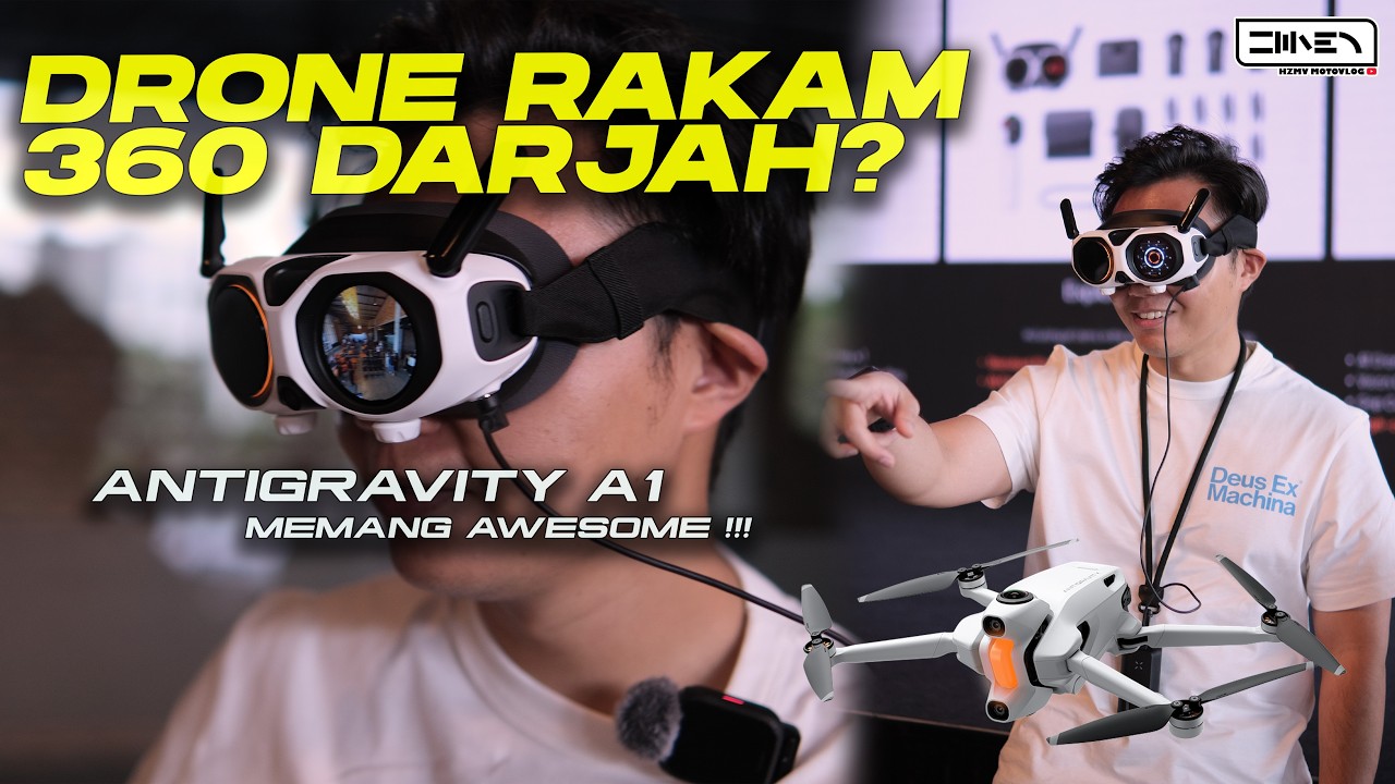 Наконец-то в Малайзии появился дрон Antigravity A1 360 из семейства Insta360?