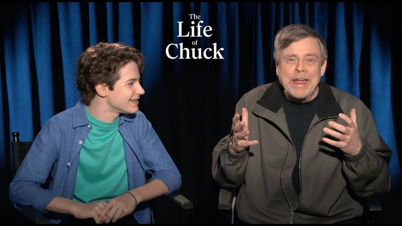The Life of Chuck Interview | Mark Hamill, Chiwetel Ejiofor, Karen Gillan, and Benjamin Pajak