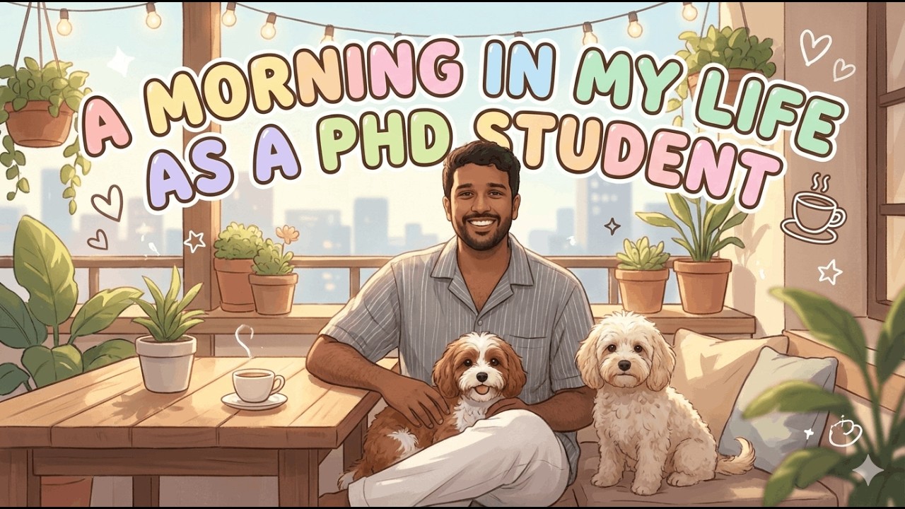 What my mornings look like as a PhD student in the US | Real Grad Student Life