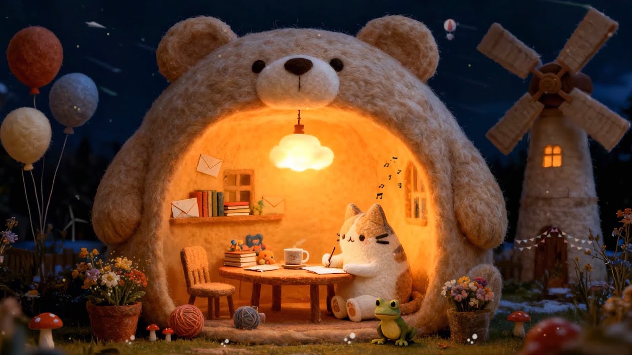 Writing melodies in the night. 🎶 / Relaxing Creative Jazz Lofi