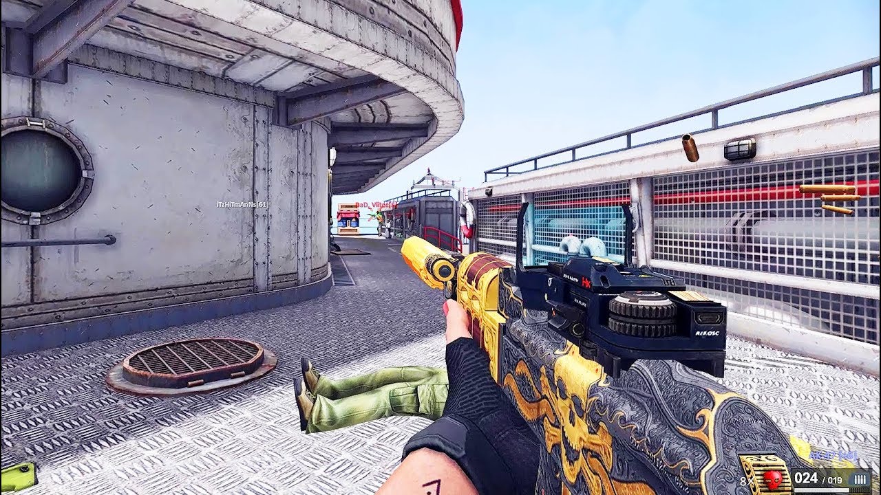 AK-47 +6 com Quantum ouro - Zula Brasil
