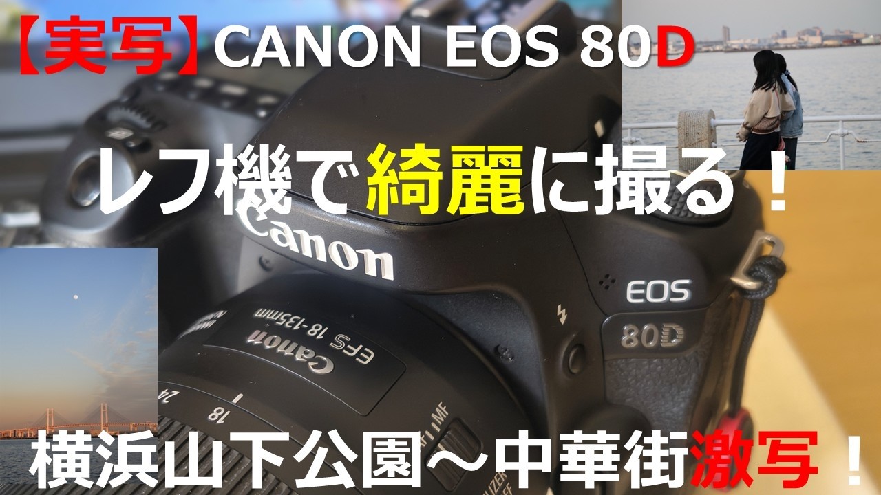 【実写】EOS 80D 横浜みなとみらいで激写！こんなに写るの！#canoneos80d #canon #横浜みなとみらい #山下公園 #カメラレビュー