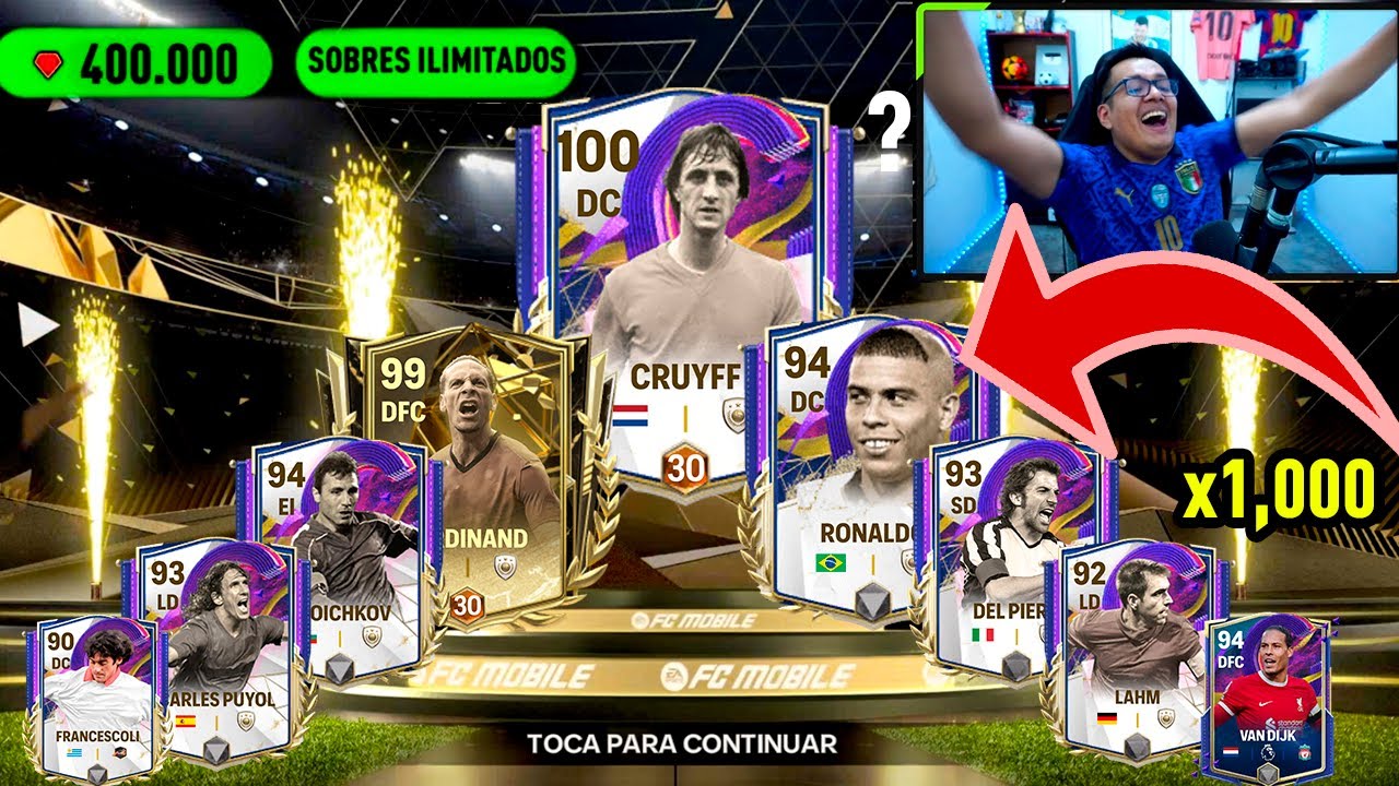 😱 &iquest;QUE PASA SI GASTAS 400,000 JOYAS en SOBRES ILIMITADOS CAPTAINS en FC MOBILE 24?