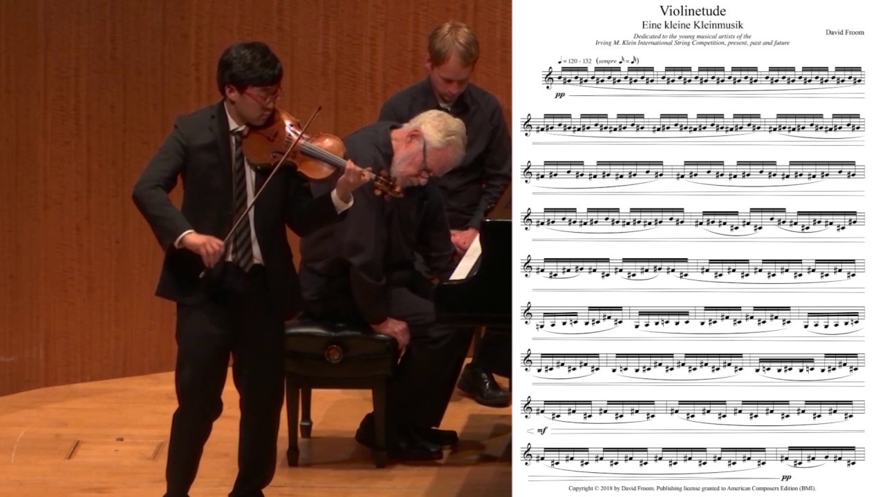 Julian Rhee performs Violinetude by David Froom