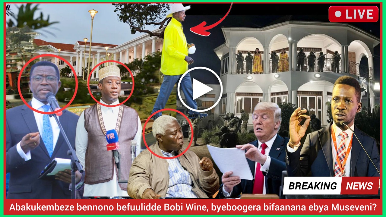 LIVE: Agakagwawo! Museveni jiwunye Bobi Wine aluse olukwe! Abakulembeze b'ennono bonna bamuvuddemu?