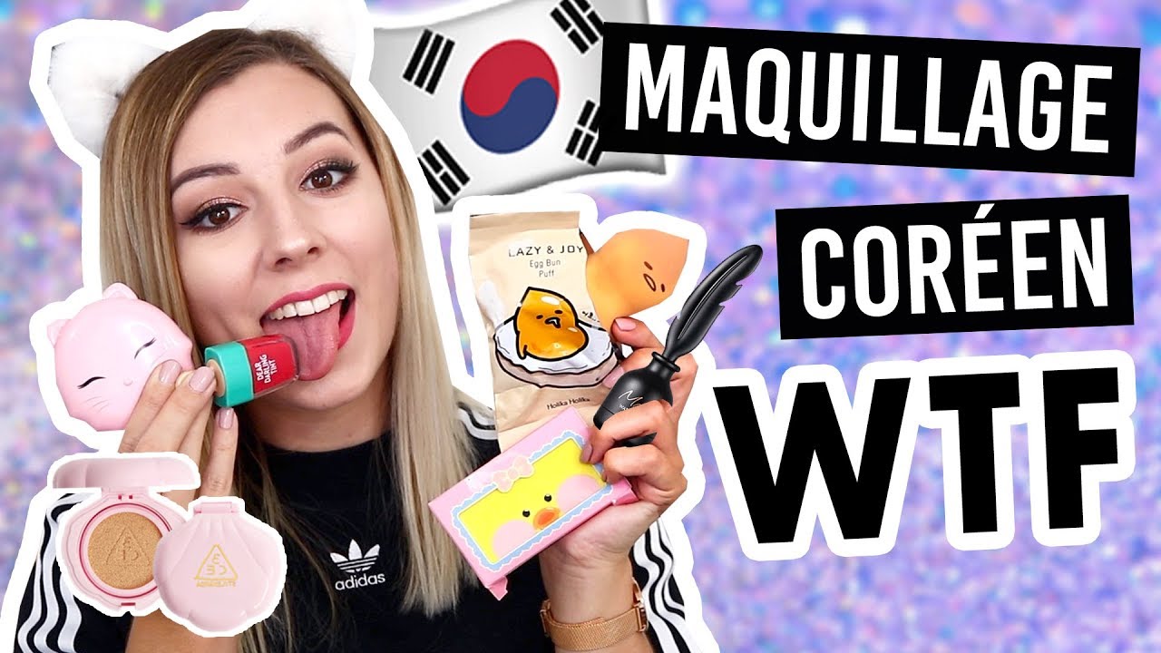JE TESTE DU MAQUILLAGE CORÉEN WTF 🇰🇷😂