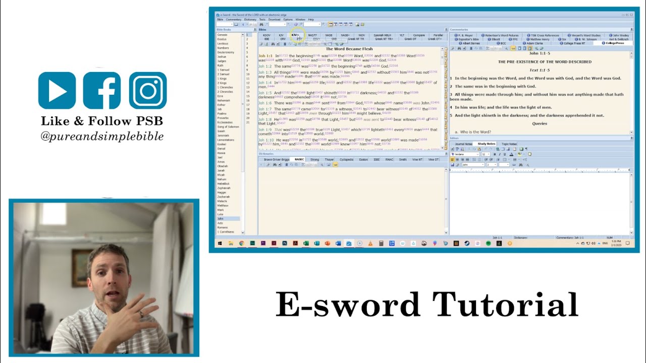 E-sword Tutorial