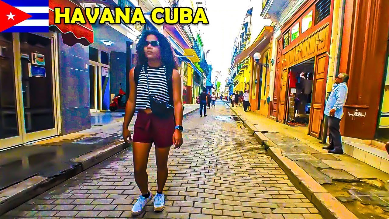 Havana Cuba Walking Tour 30 - Obispo's Boulevard