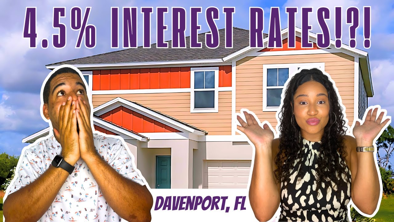 THE FRESHEST New Construction Homes in Davenport FL! Aerial, Driving, and Model Home Community Tour!