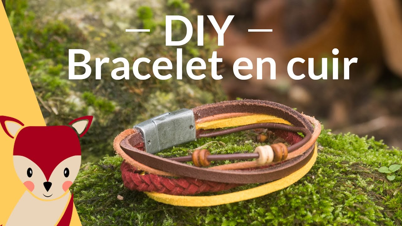 DIY Bracelet en cuir pour homme