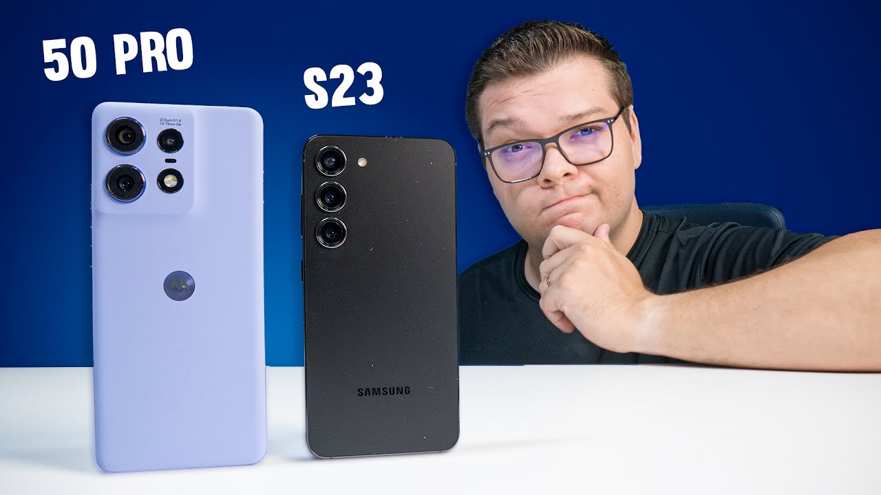 Galaxy S23 vs Edge 50 PRO! qual é o MELHOR celular? Comparativo COMPLETO
