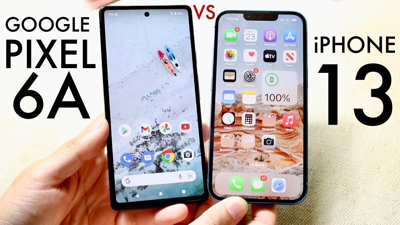 Google Pixel 6A Vs iPhone 13! (Comparison) (Review)