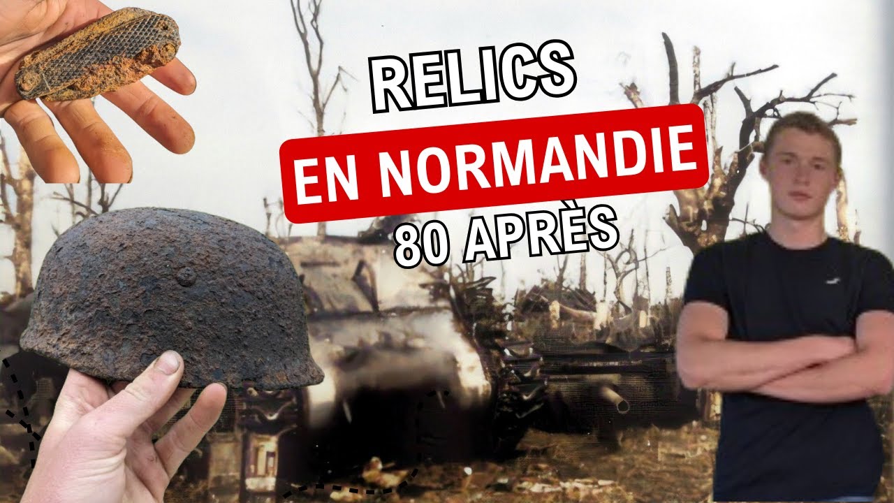 Battlefield Relics : Des vestiges de la Bataille de Normandie visible à l'oeil nu 80 après !!!