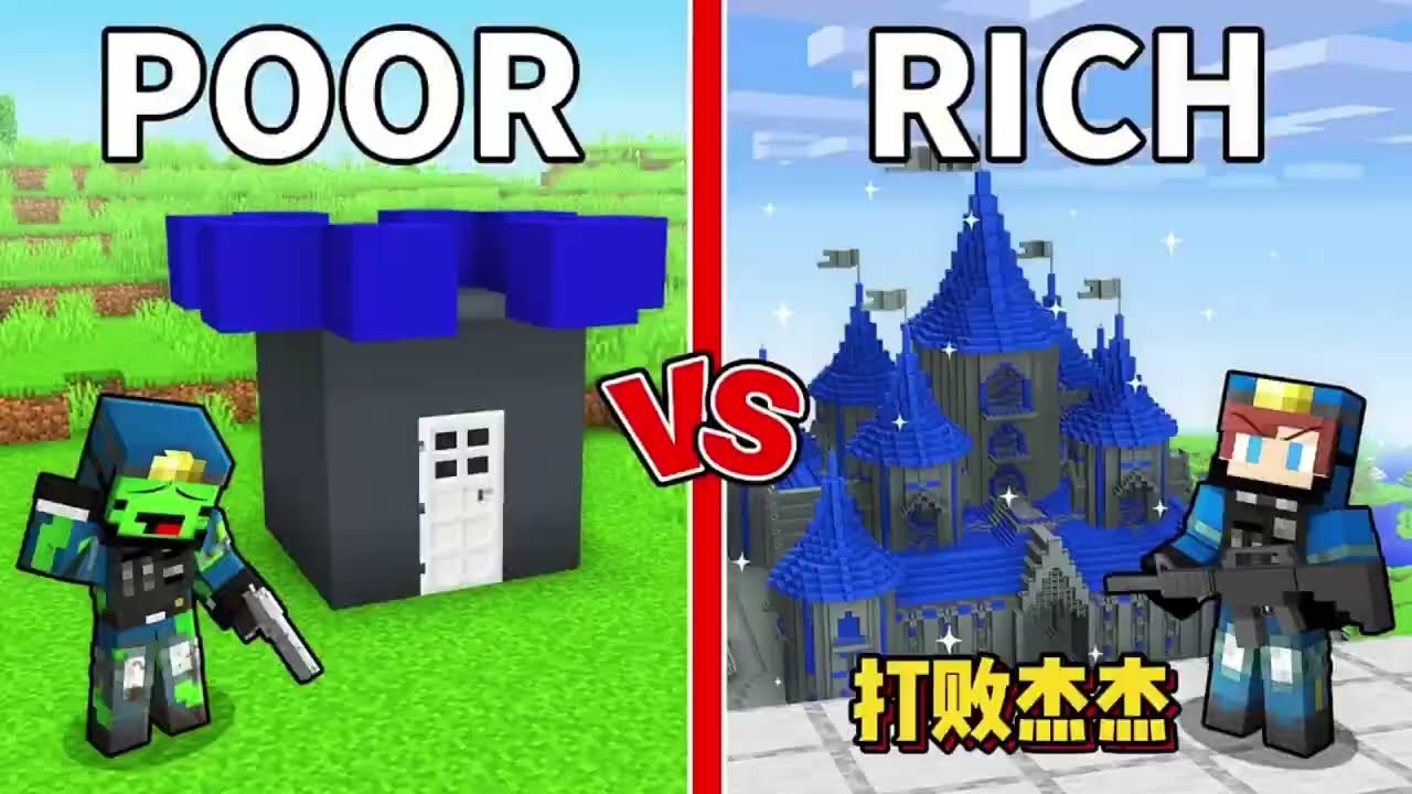 Rich vs Poor Police Minecraft 