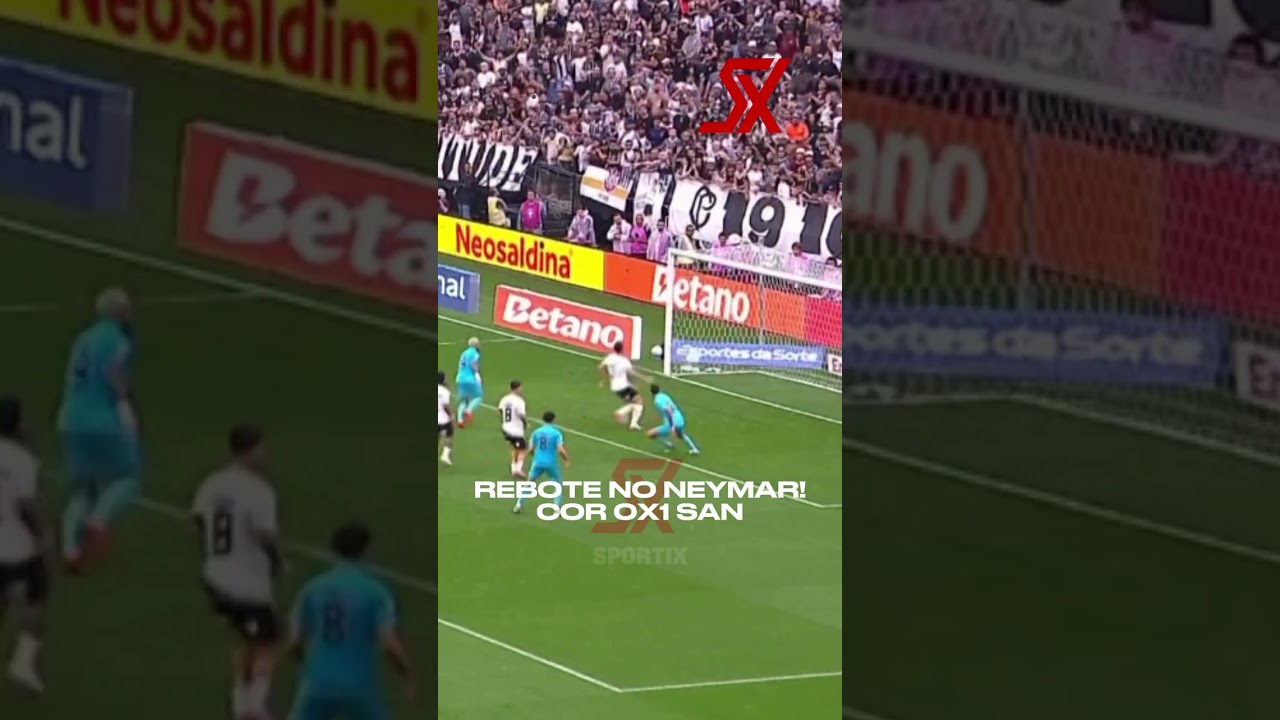 ⚽ STUNNING GOAL BY SANTOS! Neymar's free kick, rebound and goal | Corinthians 0x1 Santos