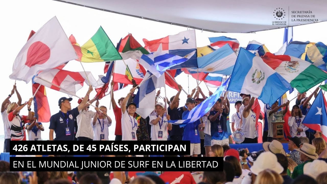 Autoridades inauguran el Surf City ISA World Junior Surfing Championship 2022