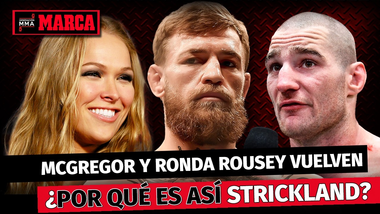 ¡McGREGOR TIENE PELEA! ¡ROUSEY TAMBIÉN! - La HISTORIA  de SEAN STRICKLAND
