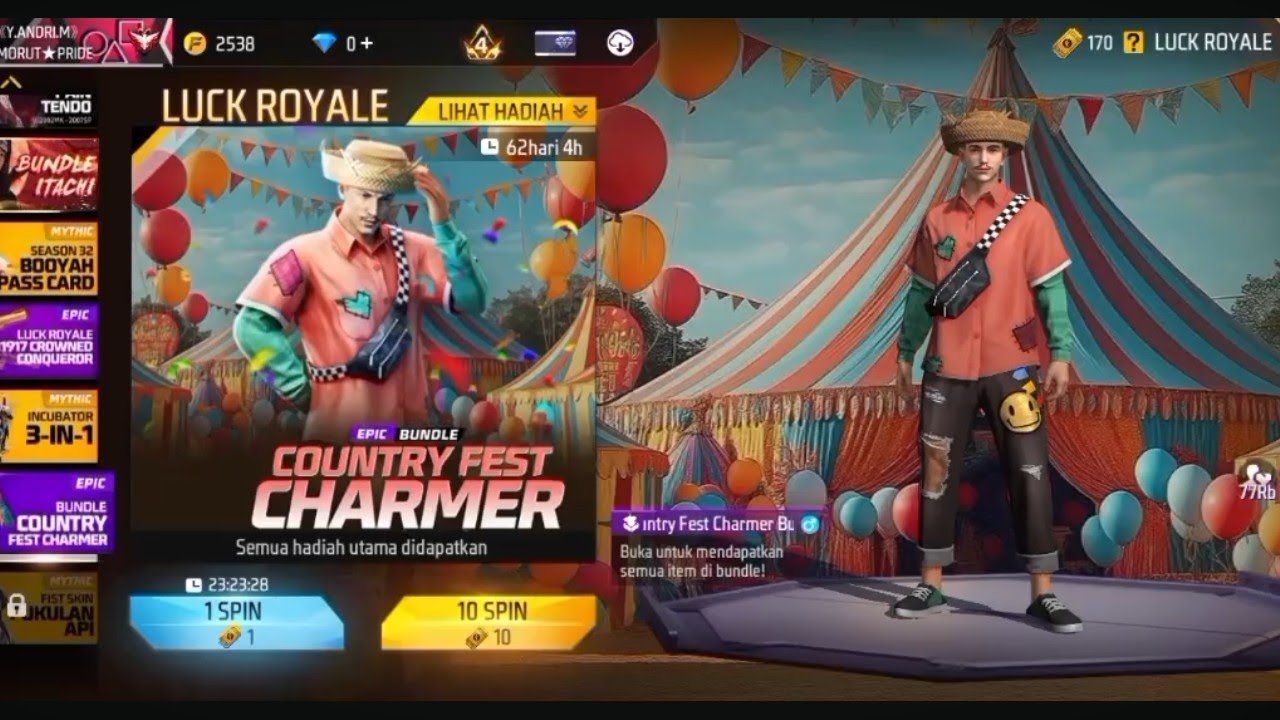 FREE FIRE X NARUTO | saya isi diamond untuk belanja bandel [ naruto dan emot ] vidio 4⃣