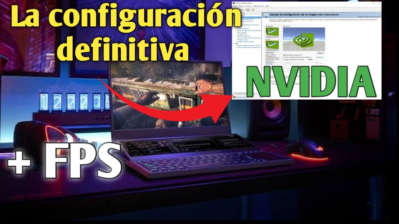 Configura la Nvidia 3050 ti, 3050, 1650 ti, 1650 en tu laptop gamer 2022. Asus Tuf Gaming F15