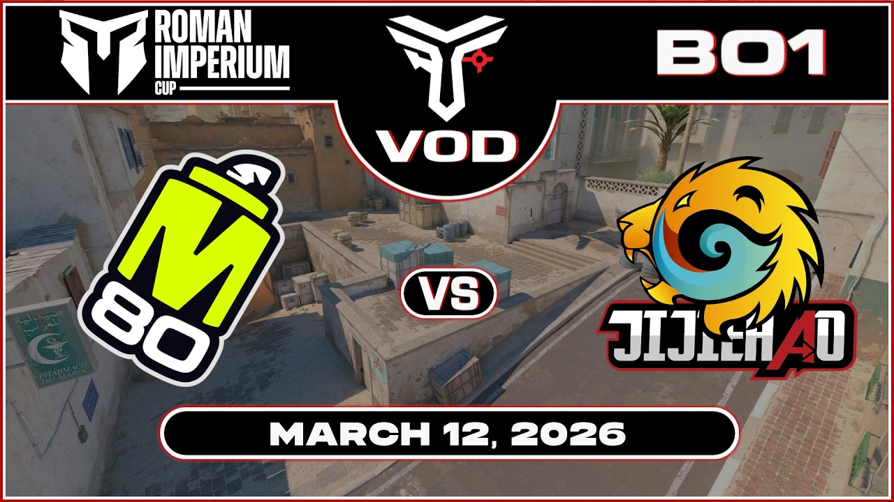M80 vs JiJieHao | Roman Imperium Cup VI | #BO1 | @TrottahCS [ #cs2 #vod ]
