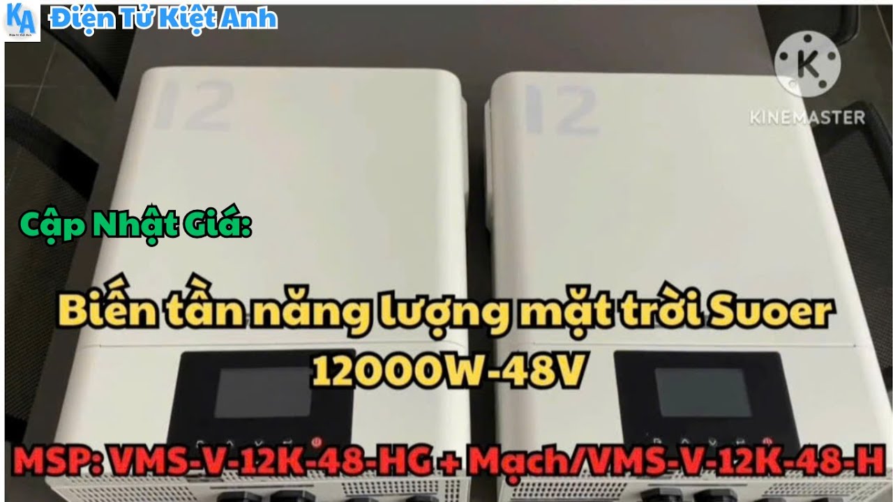 (Giới Thiệu) Biến Tần Năng Lượng Mặt Trời SUOER 12000W 48V - MSP:VMS-V-12K-48-HG+Mạch/VMS-V-12K-48-H