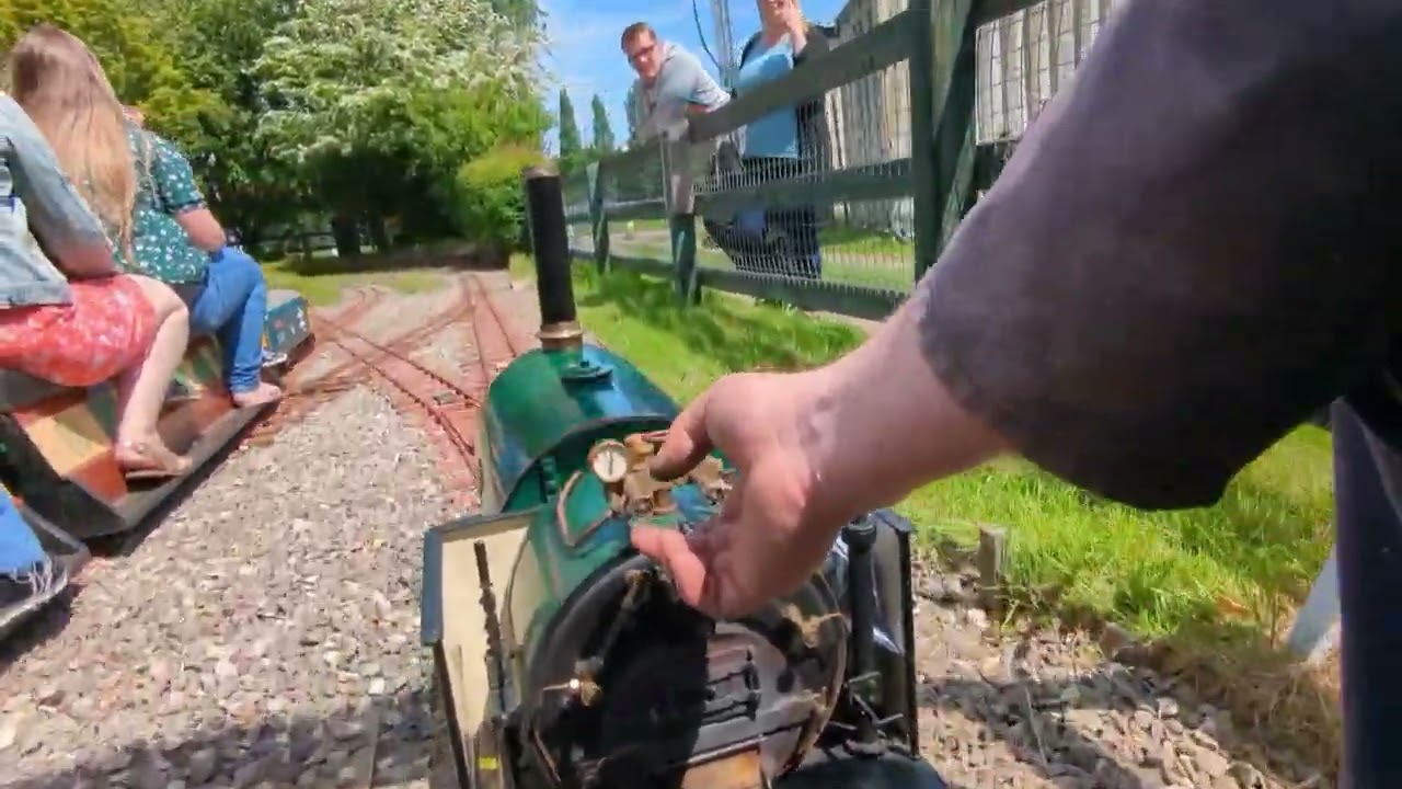 Lap of Wimborne Model Engineers with Sweatpea