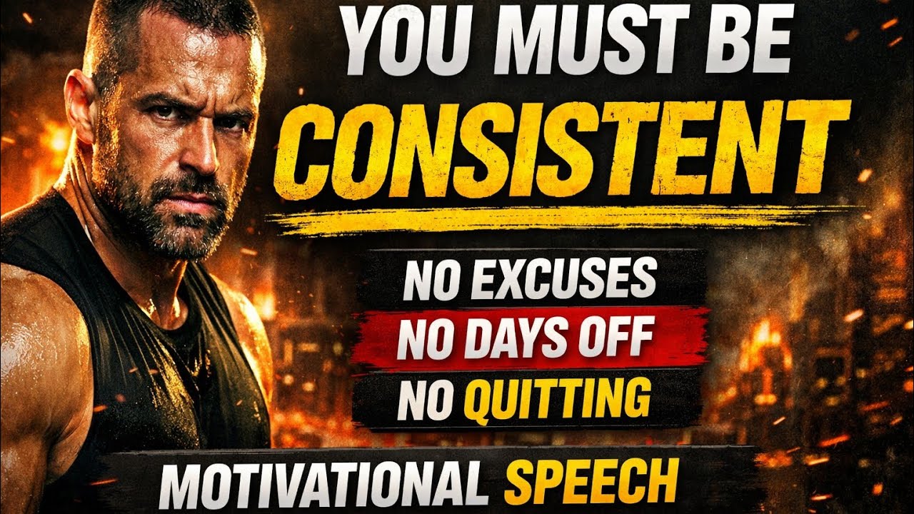 YOU MUST BE CONSISTENCE - Motivational Speech #motivation #motivtionalvideos