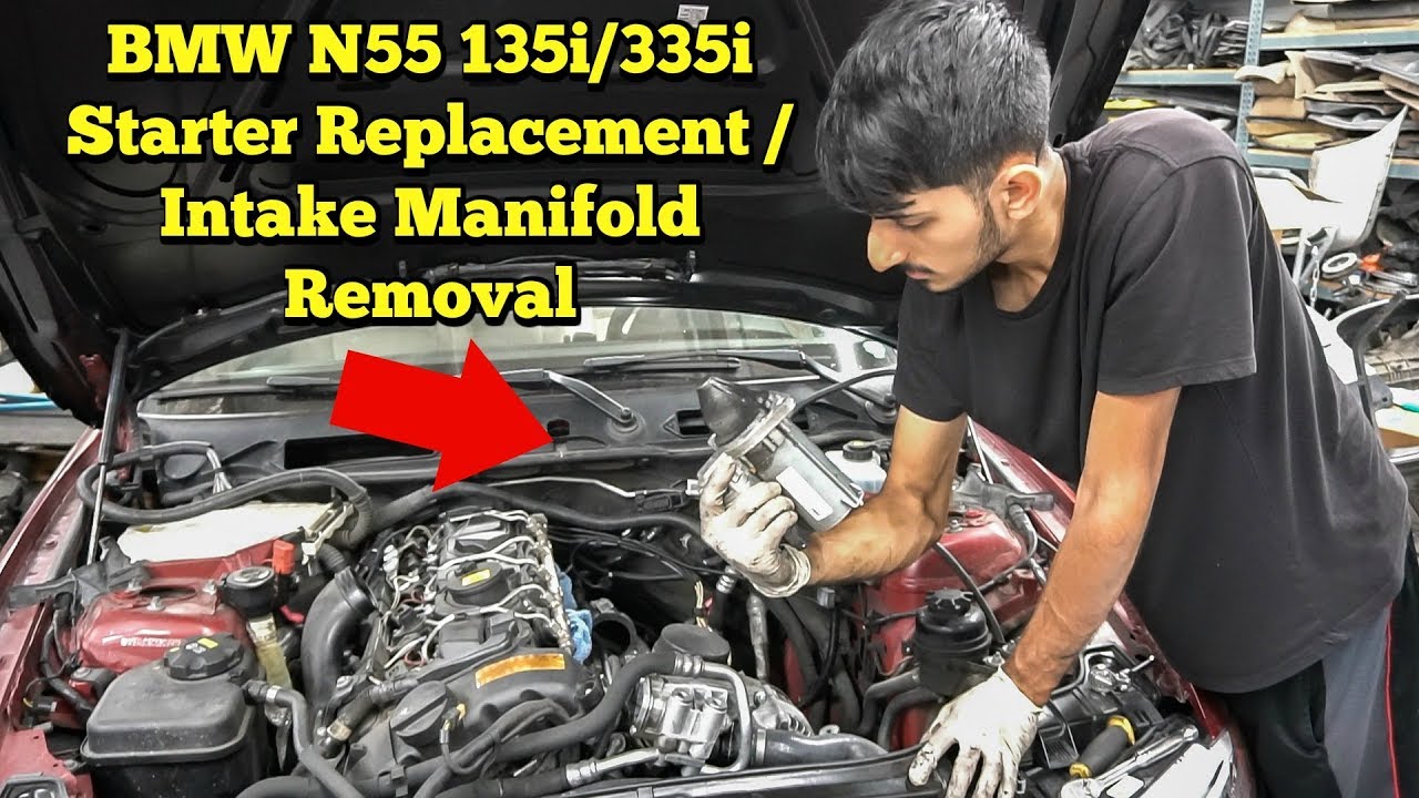Starter Replacement /Intake Manifold Removal BMW N55 135i/335i