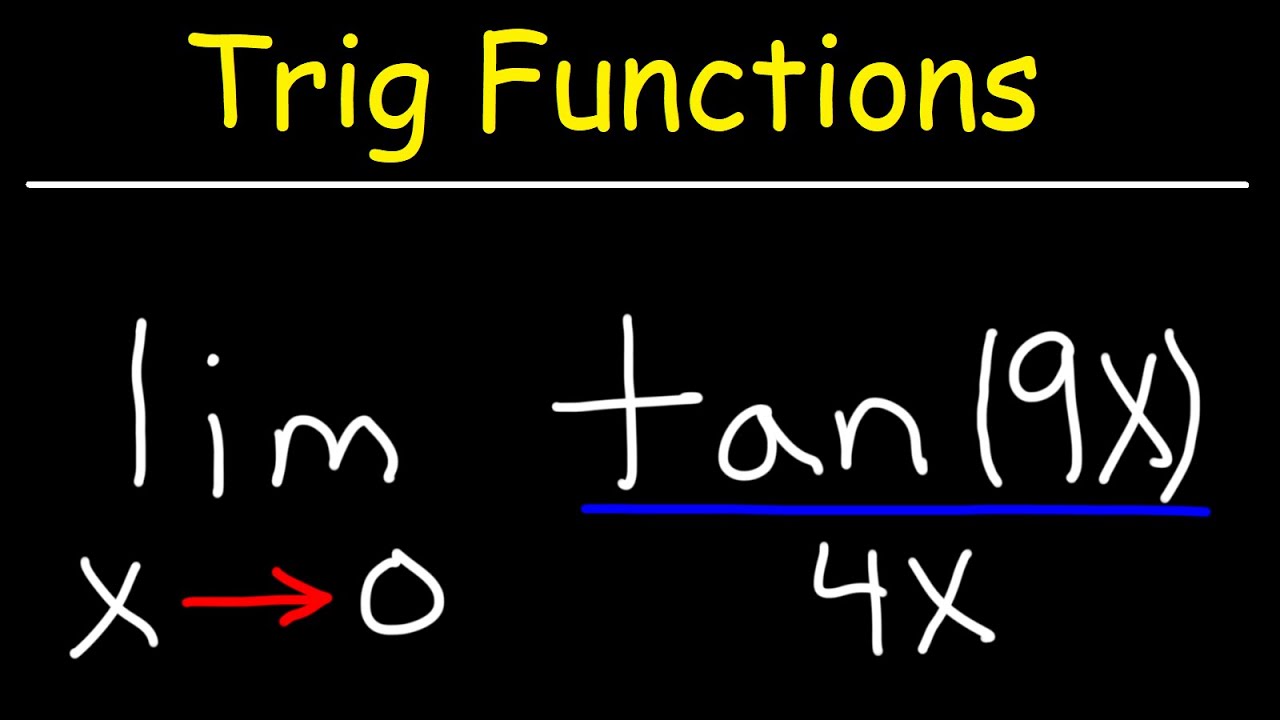 Evaluating Limits of Trigonometric Functions