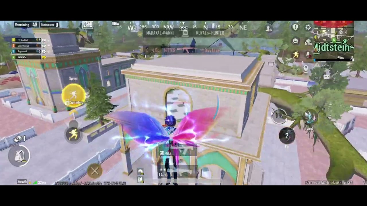 EMINENCE clearing the event☠️!#bgmi #pubgmobile #montage 