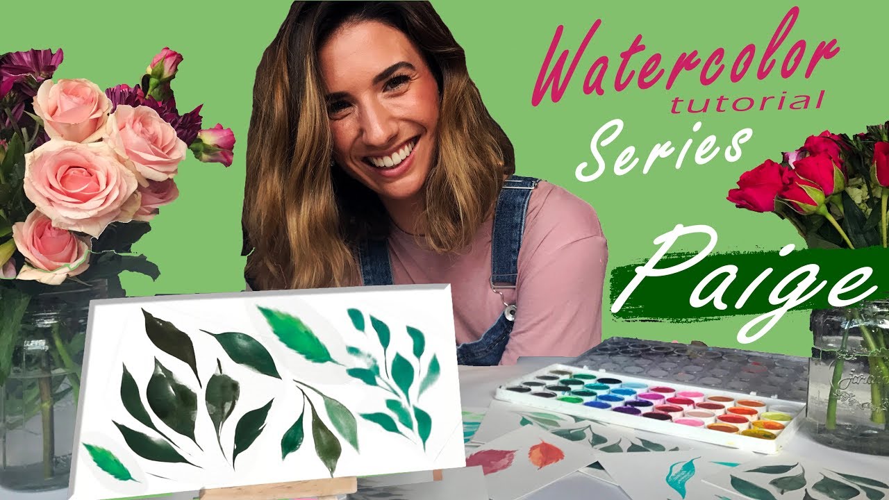 How to Paint Watercolor Leaves | THE PAINT BAR