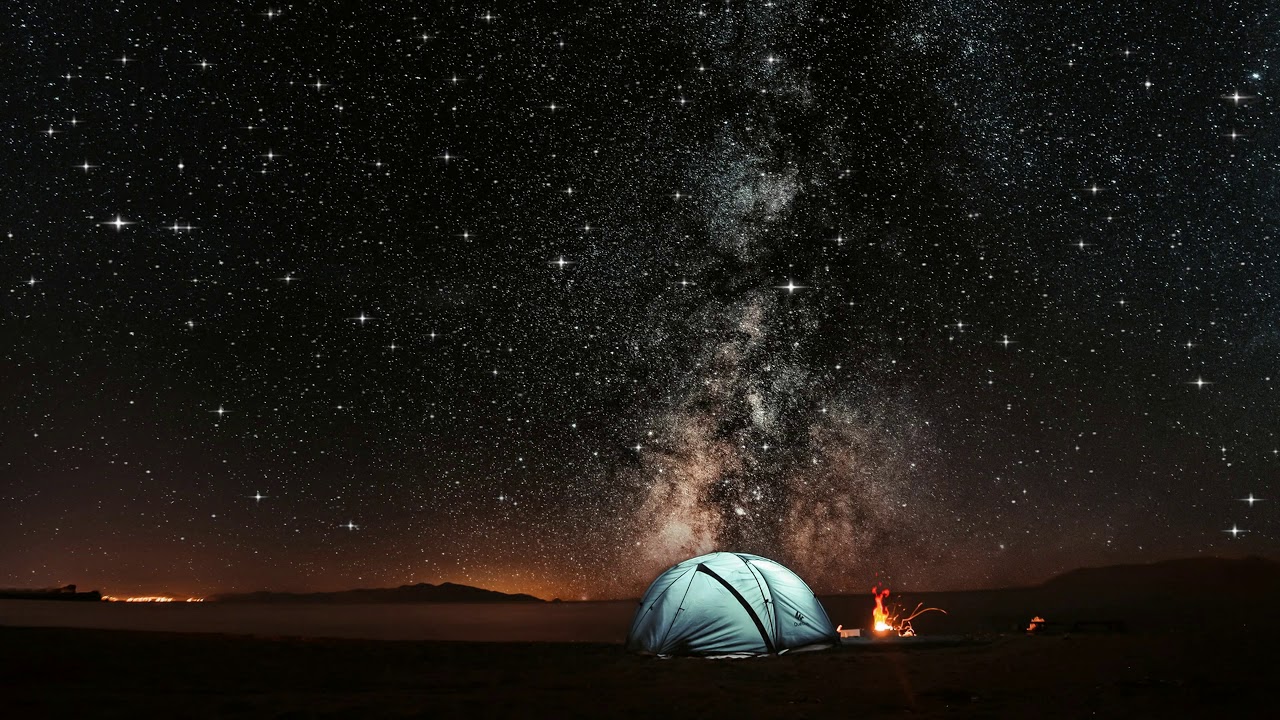 live wallpaper free . tent, starry sky, night, tourism wallpaper, background full Hd 4k
