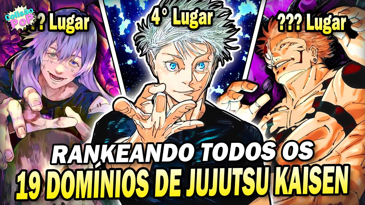 RANKING FINAL das 19 Expansões de Domínio de Jujutsu Kaisen – Qual é a MAIS FORTE de Todas ?