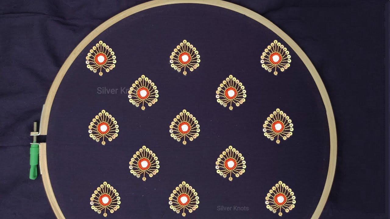 All Over Embroidery Design for Blouse & Dresses | All Over Buti Design On StitchedBlouse