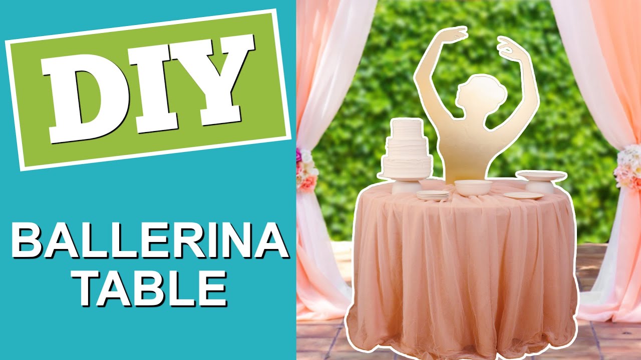 DIY Ballerina Party Table | Princess Dress Table