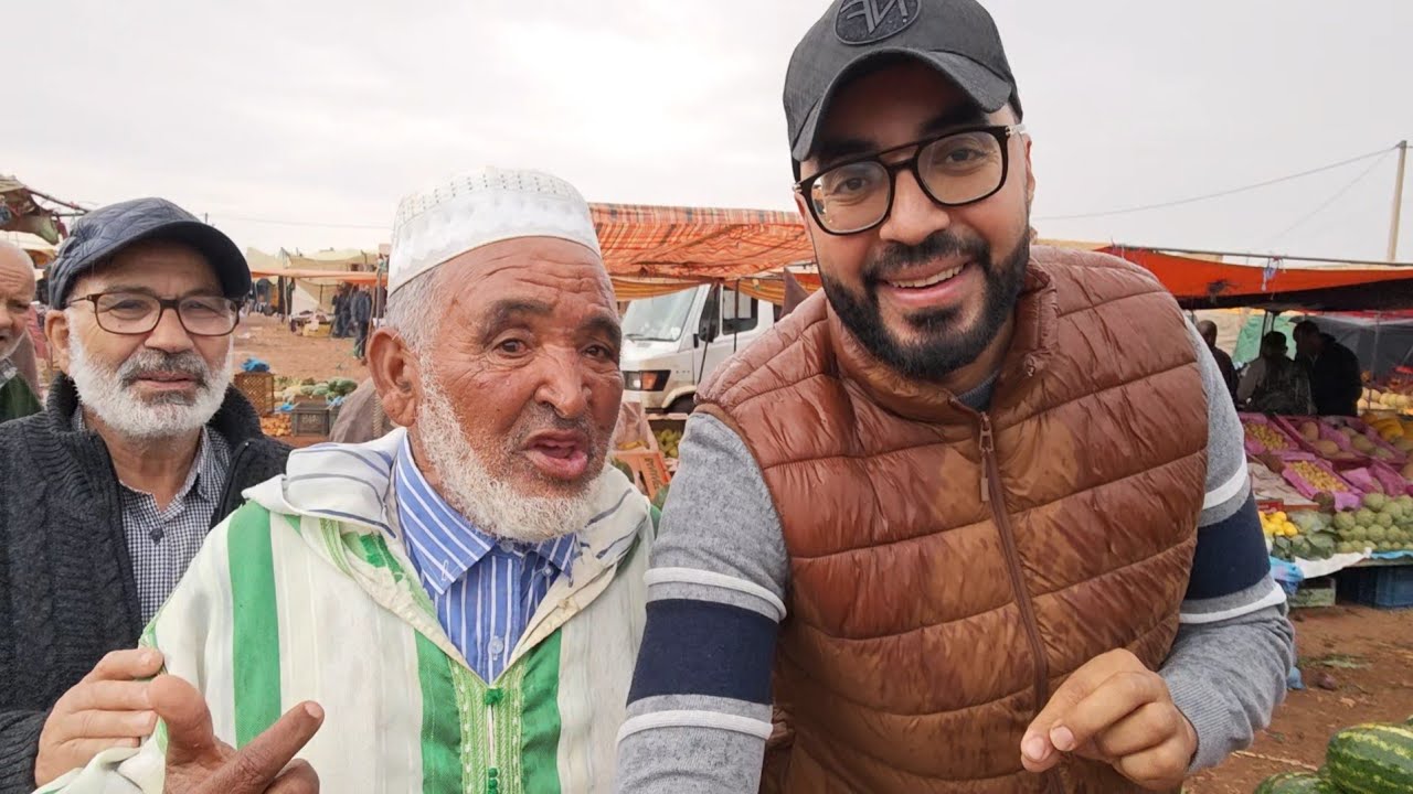 تحت أمطار الخير أجواء رائعة بـ السوق الأسبوعي دار الكبداني وسط فرحة الساكنة Dar Elkabdani