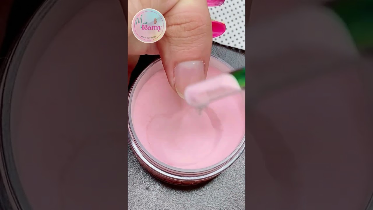 Ba&ntilde;o de acr&iacute;lico #u&ntilde;as #nail #nailart #designnail #naildesign #nails