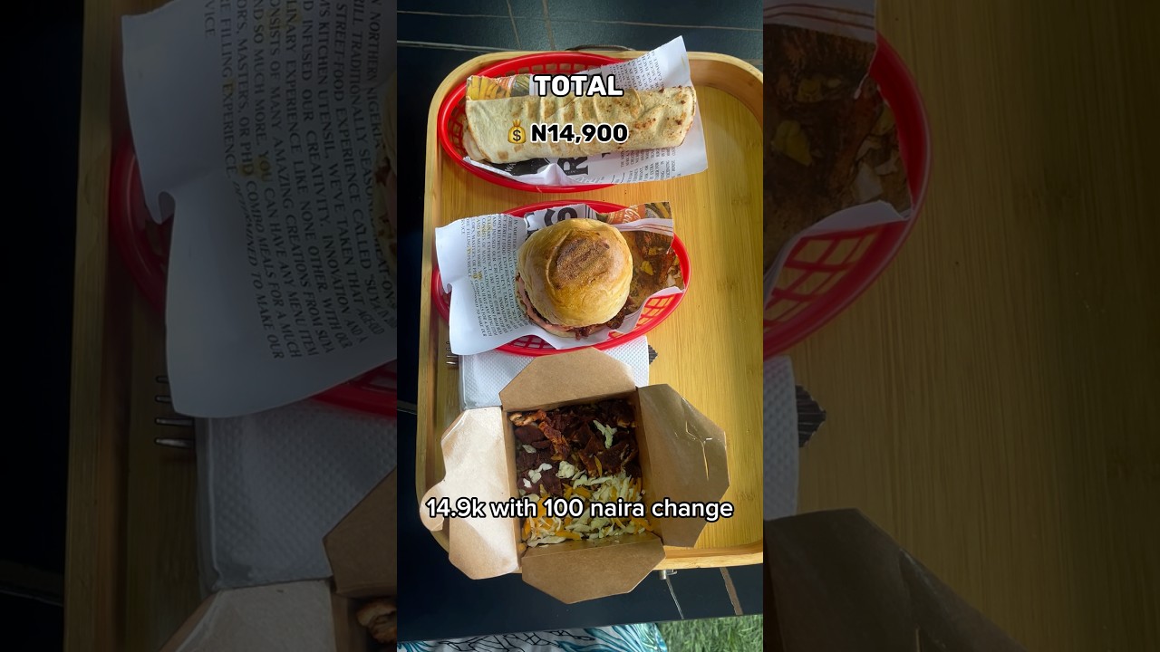 Under 15K eats in Lagos pt 1 