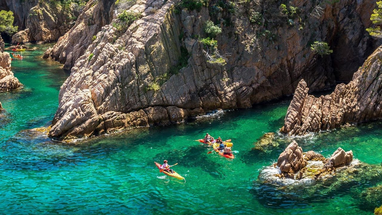 Kayak, Snorkel and Cliff Jump on a Costa Brava Adventure from Barcelona, Spain