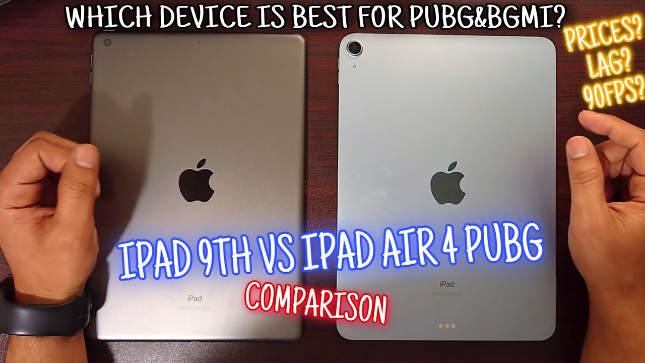 iPad 9th Generation Vs iPad Air 4 PUBG TEST | Which Device is Better? | 90fps vs 60fps | Electro Sam
