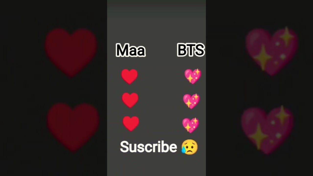 Maa vs BTS please subscribe my channel